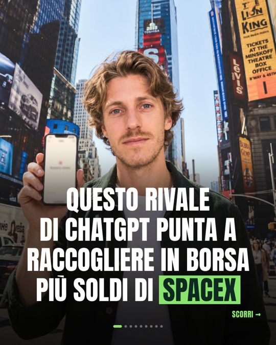 Questo rivale di ChatGPT punta a raccogliere in Borsa più soldi di SpaceX